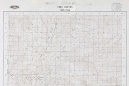 Tres Cruces 2915 - 7045 [material cartográfico] : Instituto Geográfico Militar de Chile.