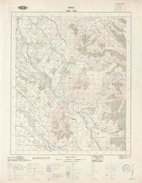 Upeo 3500 - 7100 [material cartográfico] : Instituto Geográfico Militar de Chile.