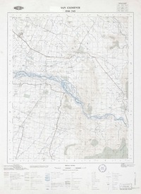 San Clemente 3530 - 7115 [material cartográfico] : Instituto Geográfico Militar de Chile.