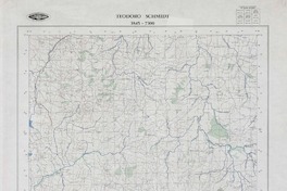 Teodoro Schmidt 3845 - 7300 [material cartográfico] : Instituto Geográfico Militar de Chile.