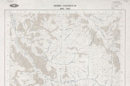Sierra Cochiguas 3015 - 7015 [material cartográfico] : Instituto Geográfico Militar de Chile.