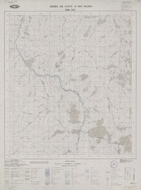Sierra de Tatul o del Medio 2900 - 7015 [material cartográfico] : Instituto Geográfico Militar de Chile.