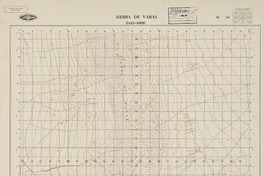 Sierra de Varas 2445 - 6900 [material cartográfico] : Instituto Geográfico Militar de Chile.