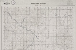 Sierra del Morado 2645 - 7015 [material cartográfico] : Instituto Geográfico Militar de Chile.