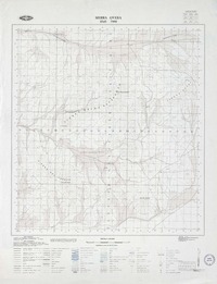 Sierra Overa 2545 - 7000 [material cartográfico] : Instituto Geográfico Militar de Chile.