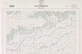 Valle Chacabuco 4700 - 7220 [material cartográfico] : Instituto Geográfico Militar de Chile.
