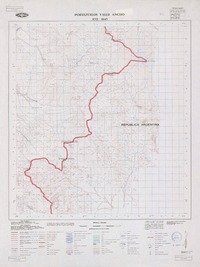 Portezuelos Valle Ancho 2715 - 6845 [material cartográfico] : Instituto Geográfico Militar de Chile.
