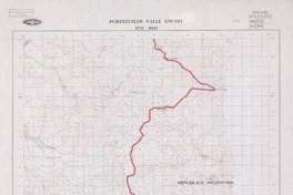 Portezuelos Valle Ancho 2715 - 6845 [material cartográfico] : Instituto Geográfico Militar de Chile.