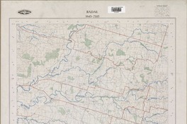 Radal 3845 - 7215 [material cartográfico] : Instituto Geográfico Militar de Chile.