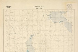Salar de Tara 2300 - 6715 [material cartográfico] : Instituto Geográfico Militar de Chile.