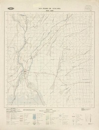 San Pedro de Atacama 2245 - 6800 [material cartográfico] : Instituto Geográfico Militar de Chile.