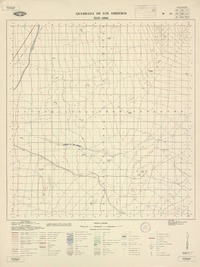 Quebrada de los Arrieros 2245 - 6900 [material cartográfico] : Instituto Geográfico Militar de Chile.