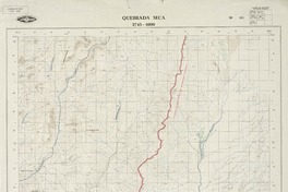 Quebrada Seca 2745 - 6900 [material cartográfico] : Instituto Geográfico Militar de Chile.