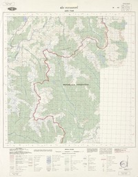 Río Futaleufú 4315 - 7140 [material cartográfico] : Instituto Geográfico Militar de Chile.