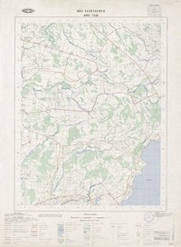 Río Llollelhue 4000 - 7230 [material cartográfico] : Instituto Geográfico Militar de Chile.