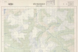 Río Tranquilo 4345 - 7200 [material cartográfico] : Instituto Geográfico Militar de Chile.