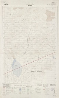 Salar de Púlar 2400 - 6745 [material cartográfico] : Instituto Geográfico Militar de Chile.