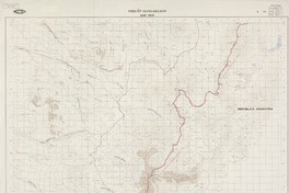 Volcán Llullaillaco 2430 - 6820 [material cartográfico] : Instituto Geográfico Militar de Chile.