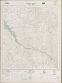 Chañar Blanco 2830 - 7030 [material cartográfico] : Instituto Geográfico Militar de Chile.