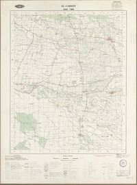 El Carmen 3645 - 7200 [material cartográfico] : Instituto Geográfico Militar de Chile.
