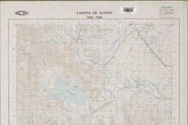 Laguna de Aculeo 3345 - 7045 [material cartográfico] : Instituto Geográfico Militar de Chile.