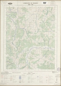Cordillera de Pemehue 3800 - 7130 [material cartográfico] : Instituto Geográfico Militar de Chile.