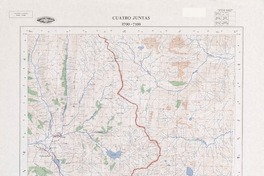 Cuatro Juntas 3700 - 7100 [material cartográfico] : Instituto Geográfico Militar de Chile.