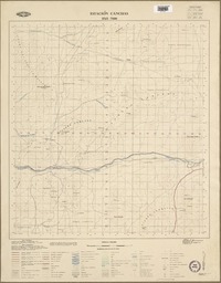 Estación Canchas 2515 - 7000 [material cartográfico] : Instituto Geográfico Militar de Chile.
