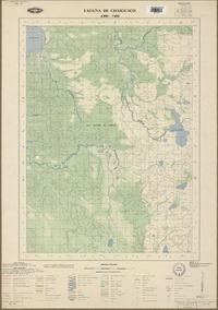 Laguna de Chaiguaco 4300 - 7400 [material cartográfico] : Instituto Geográfico Militar de Chile.