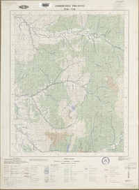 Cordillera Tricauco 3730 - 7130 [material cartográfico] : Instituto Geográfico Militar de Chile.