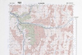 El Volcán (33°45'15.20"-70°00'0790") [material cartográfico] : Instituto Geográfico Militar de Chile.