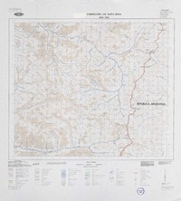 Cordillera de Doña Rosa 3030 - 7010 [material cartográfico] : Instituto Geográfico Militar de Chile.