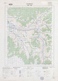 Curarrehue 3915 - 7130 [material cartográfico] : Instituto Geográfico Militar de Chile.