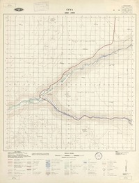 Cuya 1900 - 7000 [material cartográfico] : Instituto Geográfico Militar de Chile.