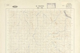 El Ingenio 3345 - 7015 [material cartográfico] : Instituto Geográfico Militar de Chile.
