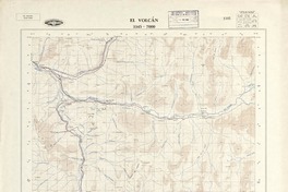 El Volcán 3345 - 7000 [material cartográfico] : Instituto Geográfico Militar de Chile.