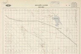 Estación Llanos 2345 - 6945 [material cartográfico] : Instituto Geográfico Militar de Chile.