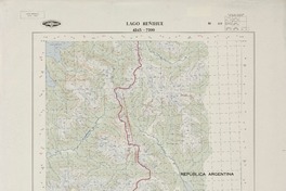 Lago Reñihue 4245 - 7200 [material cartográfico] : Instituto Geográfico Militar de Chile.