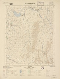 Laguna Cauquenes 3415 - 7030 [material cartográfico] : Instituto Geográfico Militar de Chile.