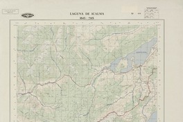 Laguna de Icalma 3845 - 7115 [material cartográfico] : Instituto Geográfico Militar de Chile.