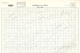 Quebrada de Aroma 1930 - 6930 [material cartográfico] : Instituto Geográfico Militar de Chile.
