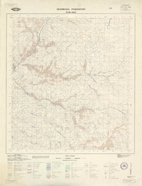 Quebrada Paredones 2730 - 6915 [material cartográfico] : Instituto Geográfico Militar de Chile.