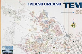 Plano urbano Temuco 2004