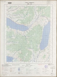 Lago Caburgua 3900 - 7145 [material cartográfico] : Instituto Geográfico Militar de Chile.