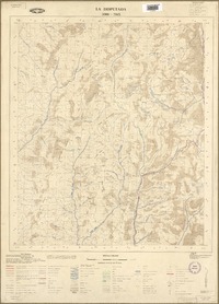 La Disputada 3300 - 7015 [material cartográfico] : Instituto Geográfico Militar de Chile.