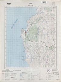 Lebu 3730 - 7330 [material cartográfico] : Instituto Geográfico Militar de Chile.