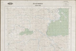 Maitenrehue 3730 - 7245 [material cartográfico] : Instituto Geográfico Militar de Chile.