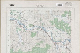 Los Lagos 3945 - 7245 [material cartográfico] : Instituto Geográfico Militar de Chile.