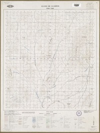 Llano de Llampos 2700 - 7000 [material cartográfico] : Instituto Geográfico Militar de Chile.