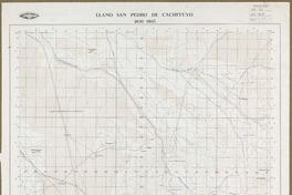 Llano San Pedro de Cachiyuyo 2630 - 6945 [material cartográfico] : Instituto Geográfico Militar de Chile.